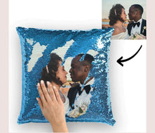 Load image into Gallery viewer, Custom Photo Pillow I Personalized Memory Pillow I Unique Photo Gift I Customized Pillow I Keepsake Photo Print Pillow I Memorable Gift Idea I Personalized Home Décor Custom Image I Pillow Photo-Printed I Pillow Personal Gift with Photos