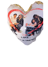 Load image into Gallery viewer, Personalized photo pillow I Custom Photo Pillow I Personalized Memory Pillow I Photos Holiday Gift |Gift for her | Valentines Day Gift |Thoughtful Gift